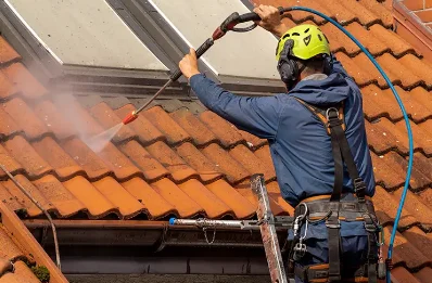 Démoussage et hydrofuge de toiture à Chapelle-au-Riboul